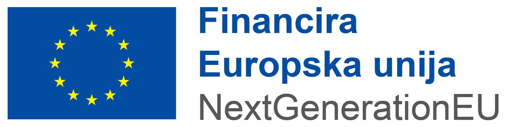 Logo Financira Europska unija - EU NextGen