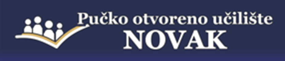 Logo Pučko otvoreno učilište Novak