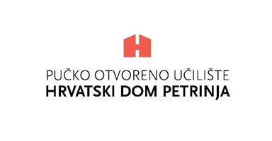 Logo Pučko otvoreno učilište Hrvatski dom Petrinja