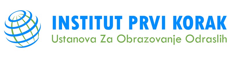 Logo Institut Prvi korak - ustanova za obrazovanje odraslih