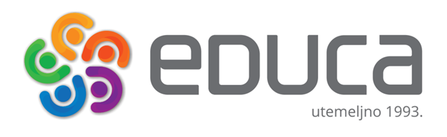 Logo EDUCA ustanova za srednjoškolsko obrazovanje, osposobljavanje, usavršavanje i ostalo obrazovanje odraslih