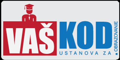 Logo Ustanova za obrazovanje odraslih Vaš kod