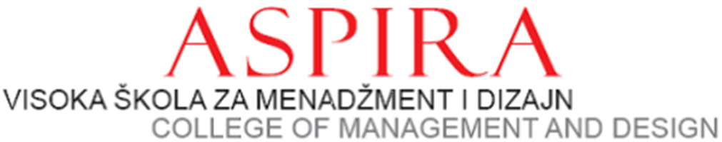 Logo Visoka škola za menadžment i dizajn Aspira