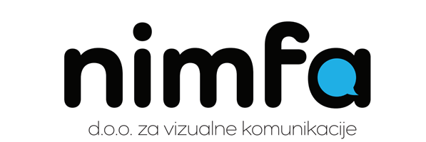 Logo NIMFA D.O.O. ZA VIZUALNE KOMUNIKACIJE