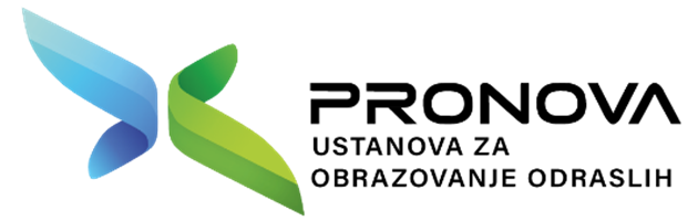 Logo Ustanova za obrazovanje odraslih Pronova